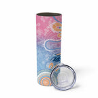 Aussie NAIDOC Week Pastel Skinny Tumbler Dreaming Whales