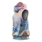 Aussie NAIDOC Week Pastel Sleeveless Hoodie Dreaming Whales
