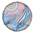 Aussie NAIDOC Week Pastel Spare Tire Cover Dreaming Whales