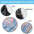 Aussie NAIDOC Week Pastel Spare Tire Cover Dreaming Whales
