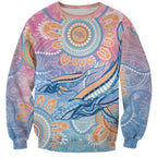 Aussie NAIDOC Week Pastel Sweatshirt Dreaming Whales