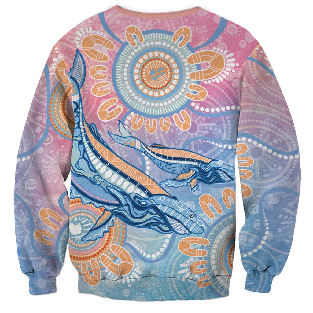 Aussie NAIDOC Week Pastel Sweatshirt Dreaming Whales