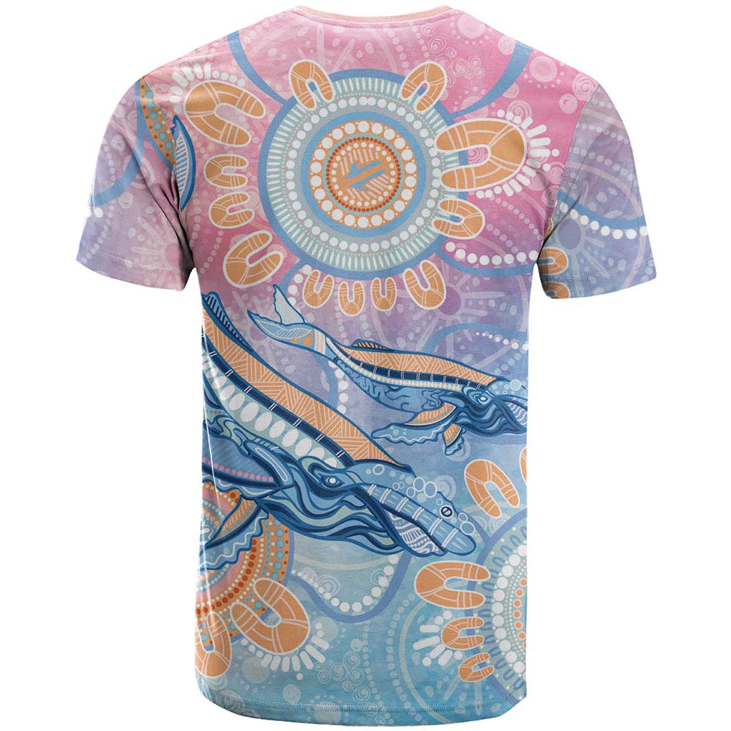 Aussie NAIDOC Week Pastel T Shirt Dreaming Whales