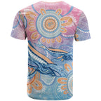 Aussie NAIDOC Week Pastel T Shirt Dreaming Whales