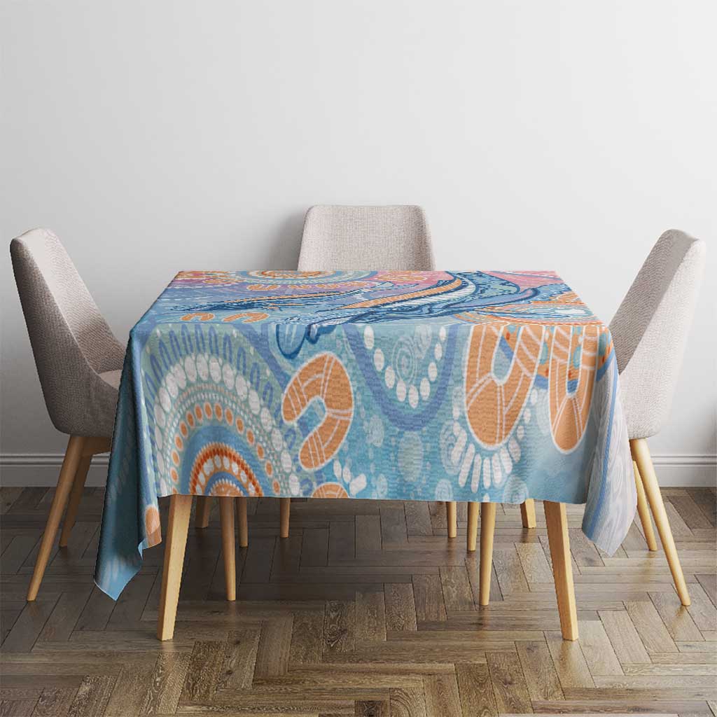 Aussie NAIDOC Week Pastel Tablecloth Dreaming Whales