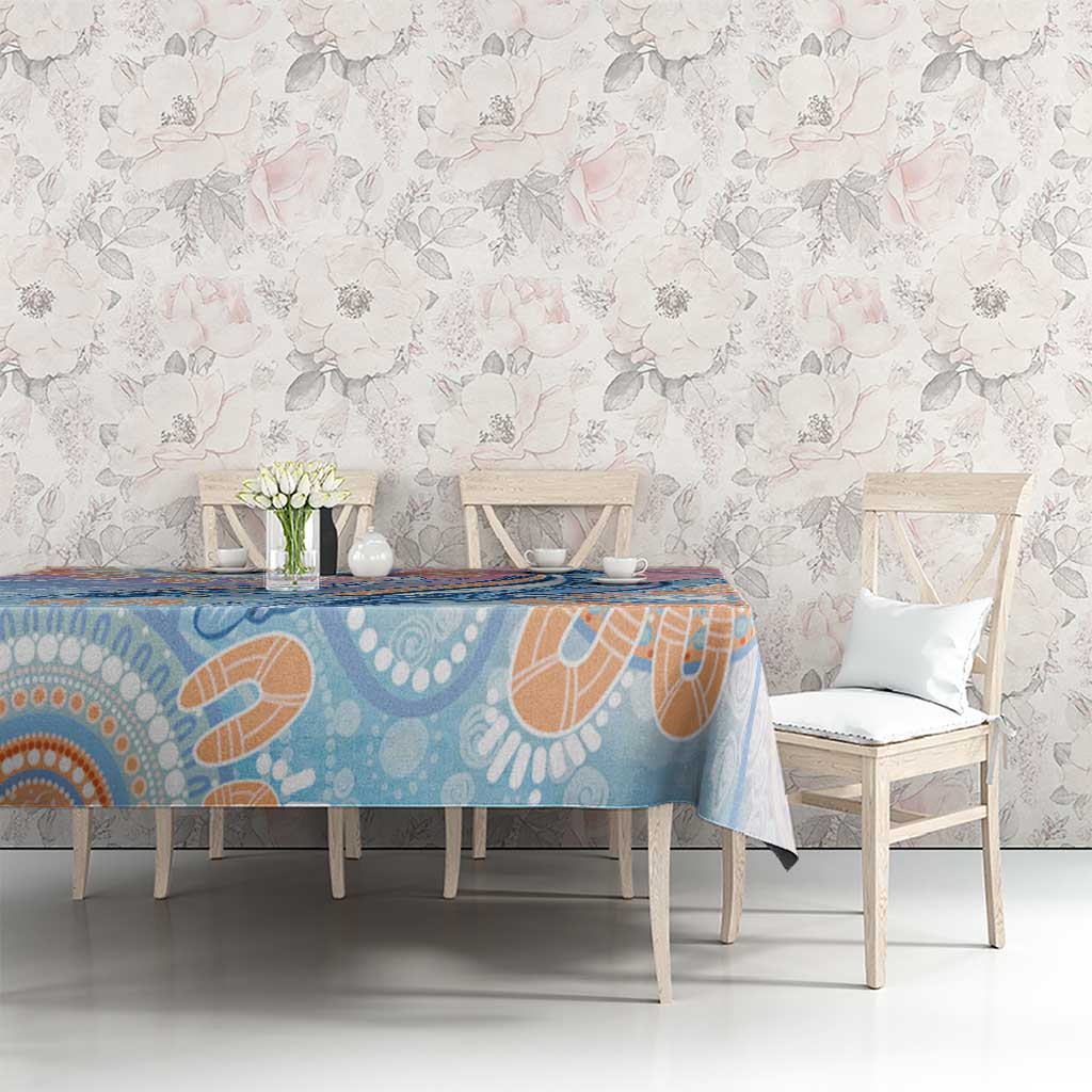 Aussie NAIDOC Week Pastel Tablecloth Dreaming Whales