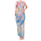 Aussie NAIDOC Week Pastel Tank Maxi Dress Dreaming Whales