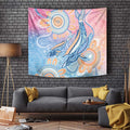Aussie NAIDOC Week Pastel Tapestry Dreaming Whales