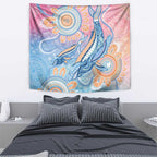 Aussie NAIDOC Week Pastel Tapestry Dreaming Whales