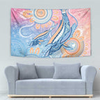 Aussie NAIDOC Week Pastel Tapestry Dreaming Whales