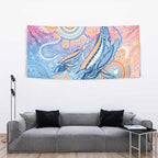 Aussie NAIDOC Week Pastel Tapestry Dreaming Whales