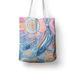 Aussie NAIDOC Week Pastel Tote Bag Dreaming Whales