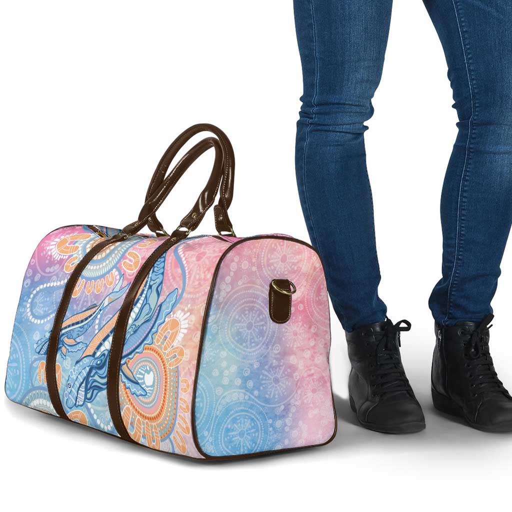 Aussie NAIDOC Week Pastel Travel Bag Dreaming Whales