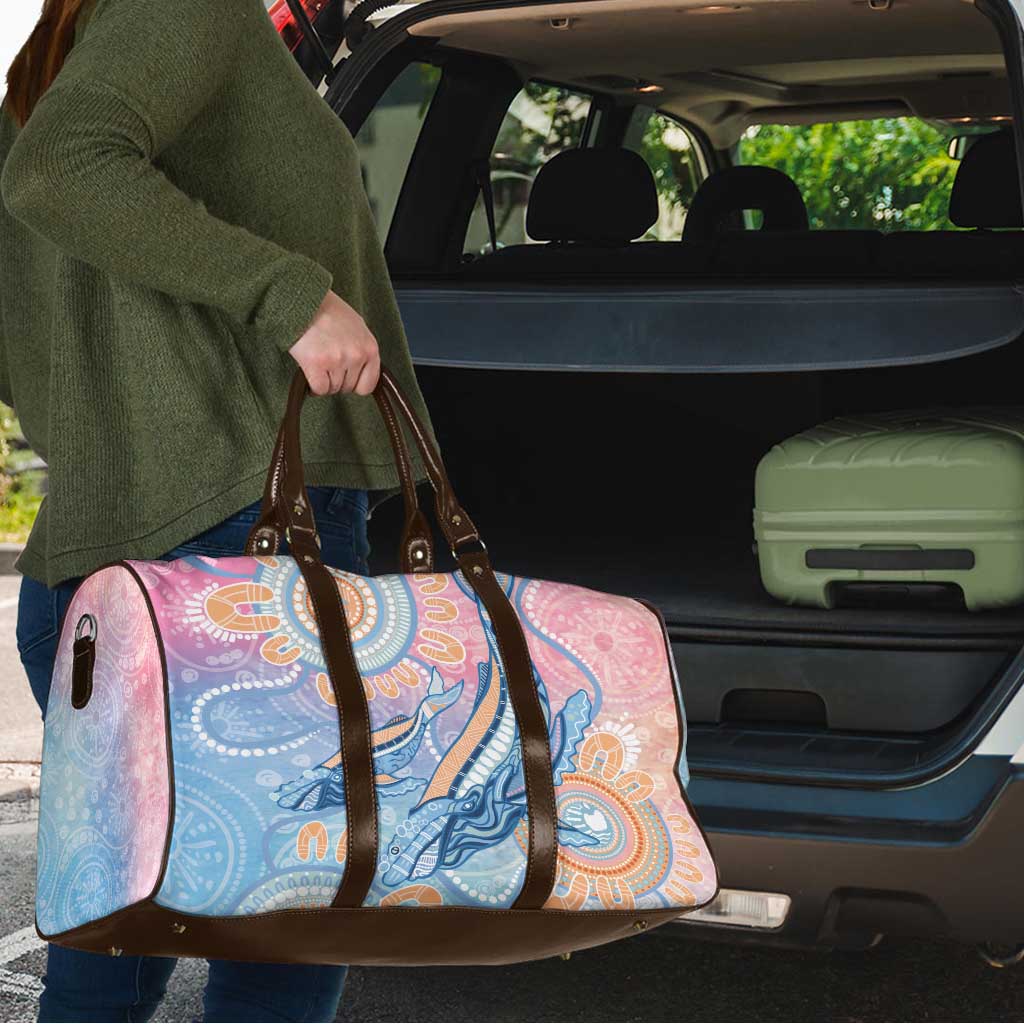 Aussie NAIDOC Week Pastel Travel Bag Dreaming Whales