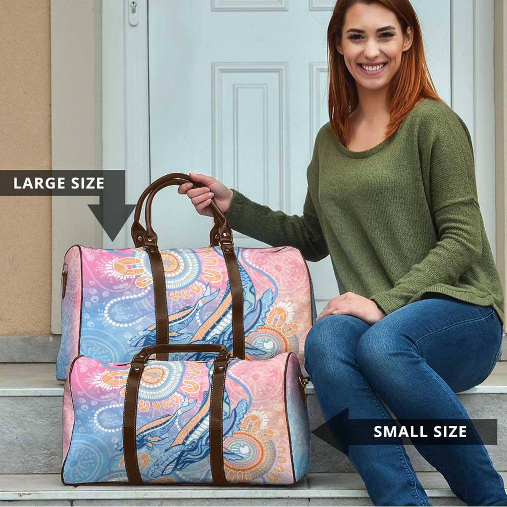 Aussie NAIDOC Week Pastel Travel Bag Dreaming Whales