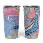 Aussie NAIDOC Week Pastel Tumbler Cup Dreaming Whales