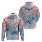 Aussie NAIDOC Week Pastel Zip Hoodie Dreaming Whales