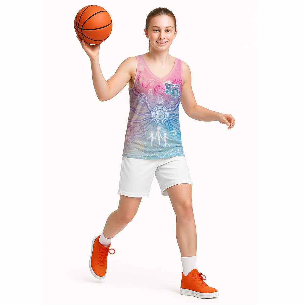 Australia NAIDOC Week 2026 50 Years Deadly Basketball Jersey Celestial Glows