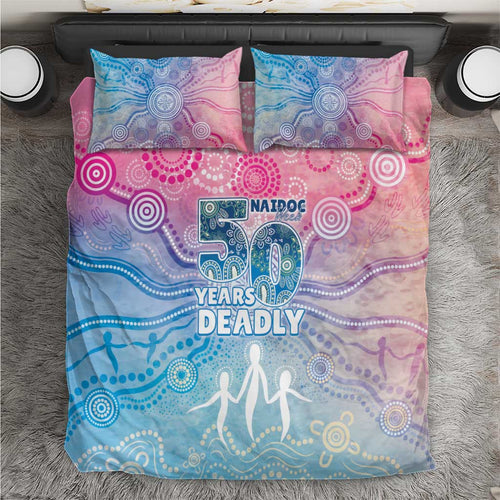 Australia NAIDOC Week 2026 50 Years Deadly Bedding Set Celestial Glows