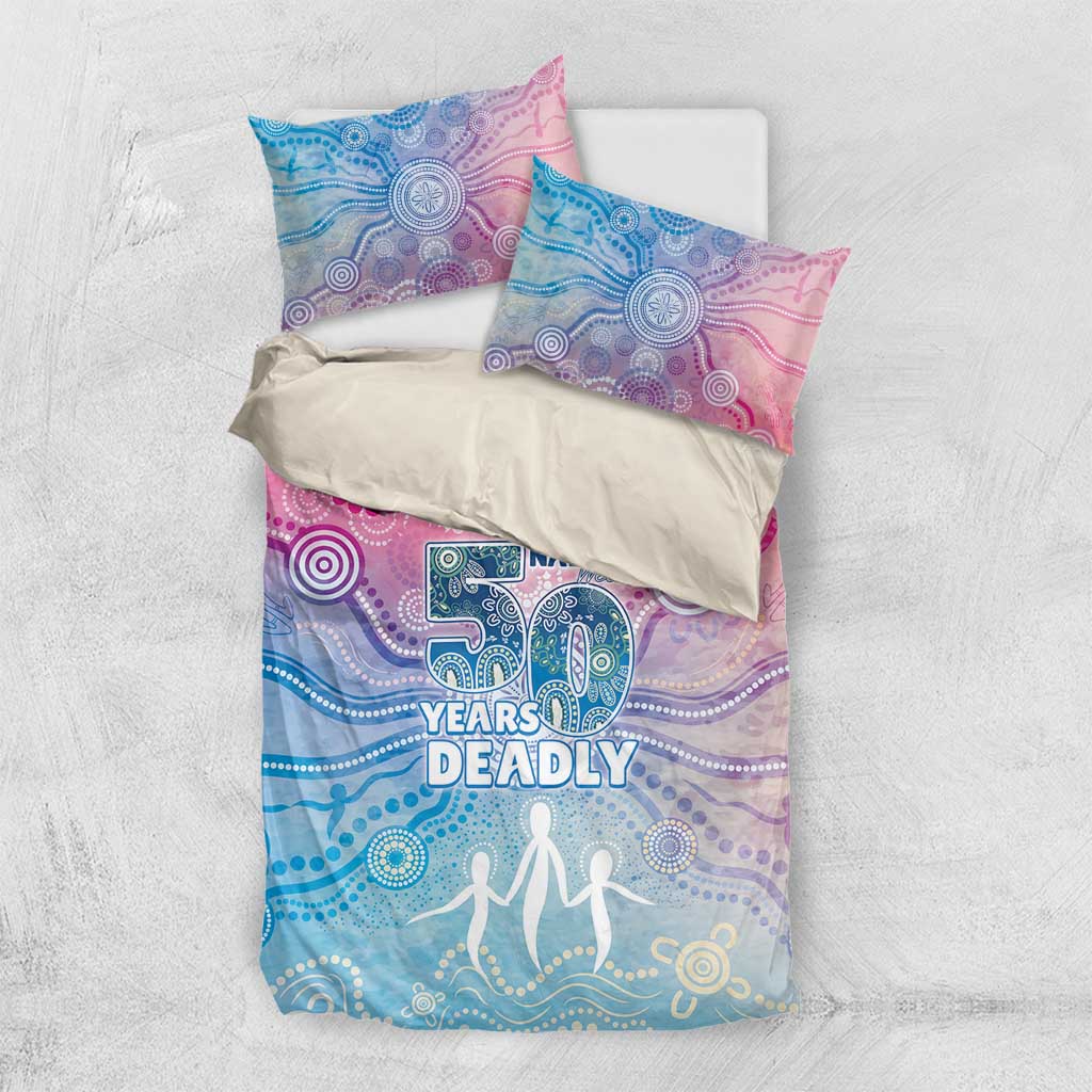 Australia NAIDOC Week 2026 50 Years Deadly Bedding Set Celestial Glows