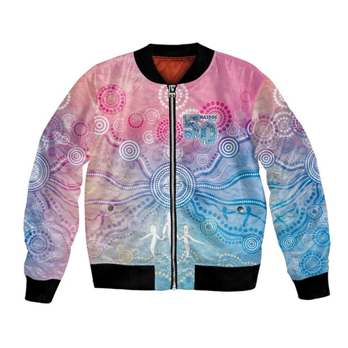 Australia NAIDOC Week 2026 50 Years Deadly Bomber Jacket Celestial Glows