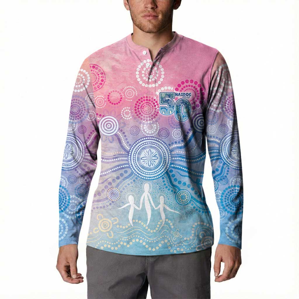 Australia NAIDOC Week 2026 50 Years Deadly Button Sweatshirt Celestial Glows