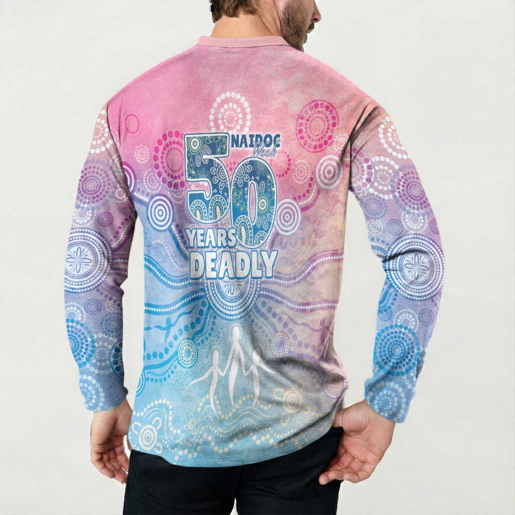 Australia NAIDOC Week 2026 50 Years Deadly Button Sweatshirt Celestial Glows