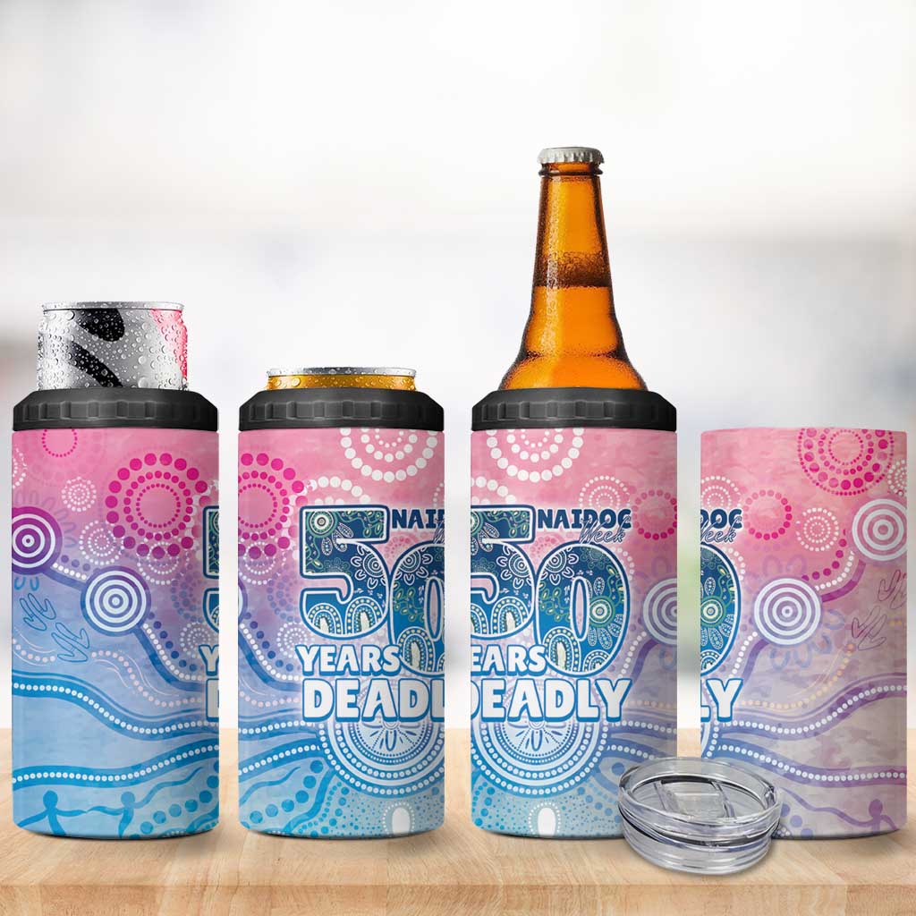 Australia NAIDOC Week 2026 50 Years Deadly 4 in 1 Can Cooler Tumbler Celestial Glows
