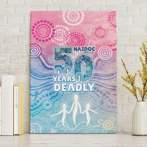 Australia NAIDOC Week 2026 50 Years Deadly Canvas Wall Art Celestial Glows