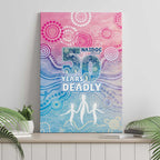 Australia NAIDOC Week 2026 50 Years Deadly Canvas Wall Art Celestial Glows