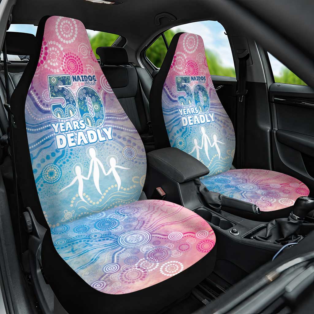 Australia NAIDOC Week 2026 50 Years Deadly Car Seat Cover Celestial Glows