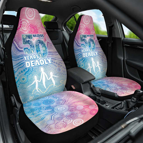 Australia NAIDOC Week 2026 50 Years Deadly Car Seat Cover Celestial Glows