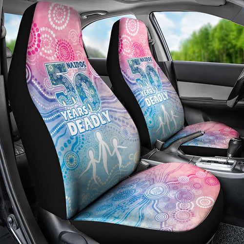Australia NAIDOC Week 2026 50 Years Deadly Car Seat Cover Celestial Glows