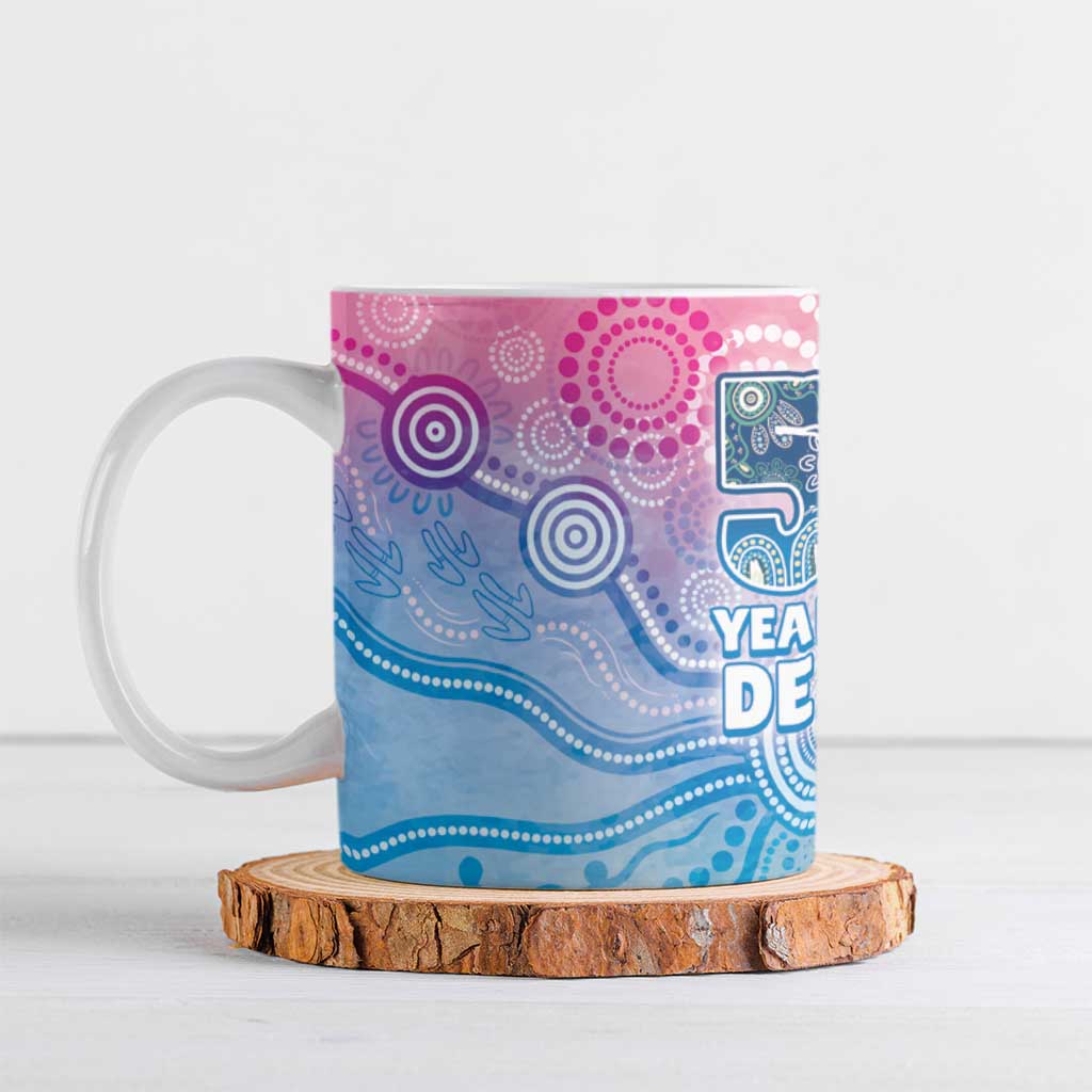 Australia NAIDOC Week 2026 50 Years Deadly Ceramic Mug Celestial Glows
