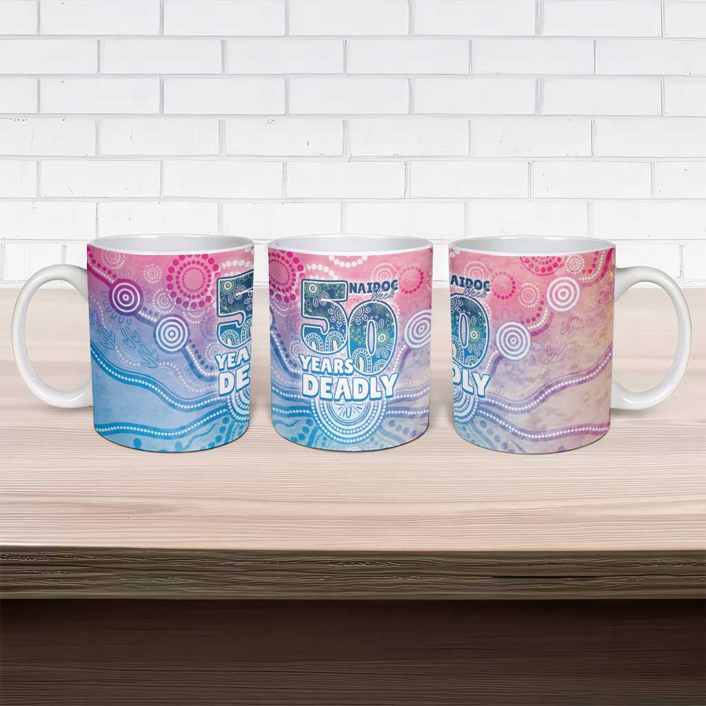 Australia NAIDOC Week 2026 50 Years Deadly Ceramic Mug Celestial Glows
