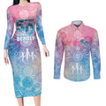 Australia NAIDOC Week 2026 50 Years Deadly Couples Matching Long Sleeve Bodycon Dress and Long Sleeve Button Shirt Celestial Glows