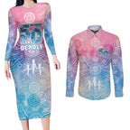 Australia NAIDOC Week 2026 50 Years Deadly Couples Matching Long Sleeve Bodycon Dress and Long Sleeve Button Shirt Celestial Glows