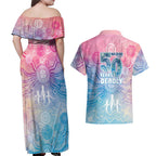 Australia NAIDOC Week 2026 50 Years Deadly Couples Matching Off Shoulder Maxi Dress and Hawaiian Shirt Celestial Glows