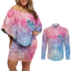 Australia NAIDOC Week 2026 50 Years Deadly Couples Matching Off Shoulder Short Dress and Long Sleeve Button Shirt Celestial Glows