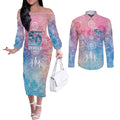 Australia NAIDOC Week 2026 50 Years Deadly Couples Matching Off The Shoulder Long Sleeve Dress and Long Sleeve Button Shirt Celestial Glows