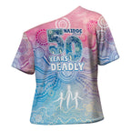 Australia NAIDOC Week 2026 50 Years Deadly Cross Shoulder Shirt Celestial Glows