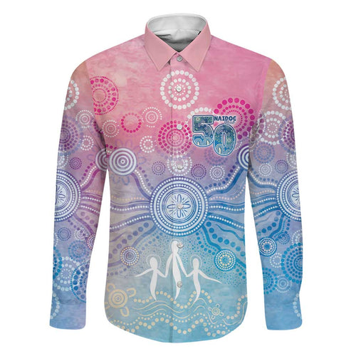 Australia NAIDOC Week 2026 50 Years Deadly Family Matching Long Sleeve Bodycon Dress and Hawaiian Shirt Celestial Glows
