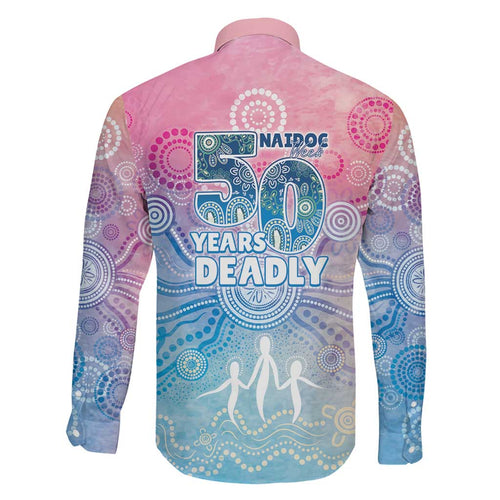 Australia NAIDOC Week 2026 50 Years Deadly Family Matching Long Sleeve Bodycon Dress and Hawaiian Shirt Celestial Glows