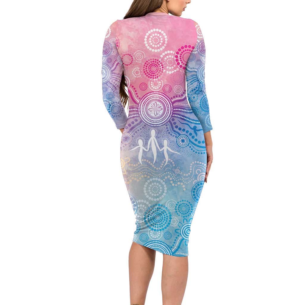 Australia NAIDOC Week 2026 50 Years Deadly Family Matching Long Sleeve Bodycon Dress and Hawaiian Shirt Celestial Glows