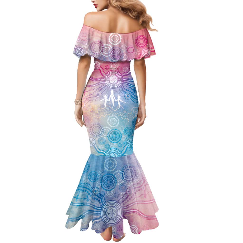 Australia NAIDOC Week 2026 50 Years Deadly Family Matching Mermaid Dress and Hawaiian Shirt Celestial Glows