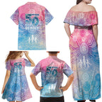 Australia NAIDOC Week 2026 50 Years Deadly Family Matching Off Shoulder Maxi Dress and Hawaiian Shirt Celestial Glows
