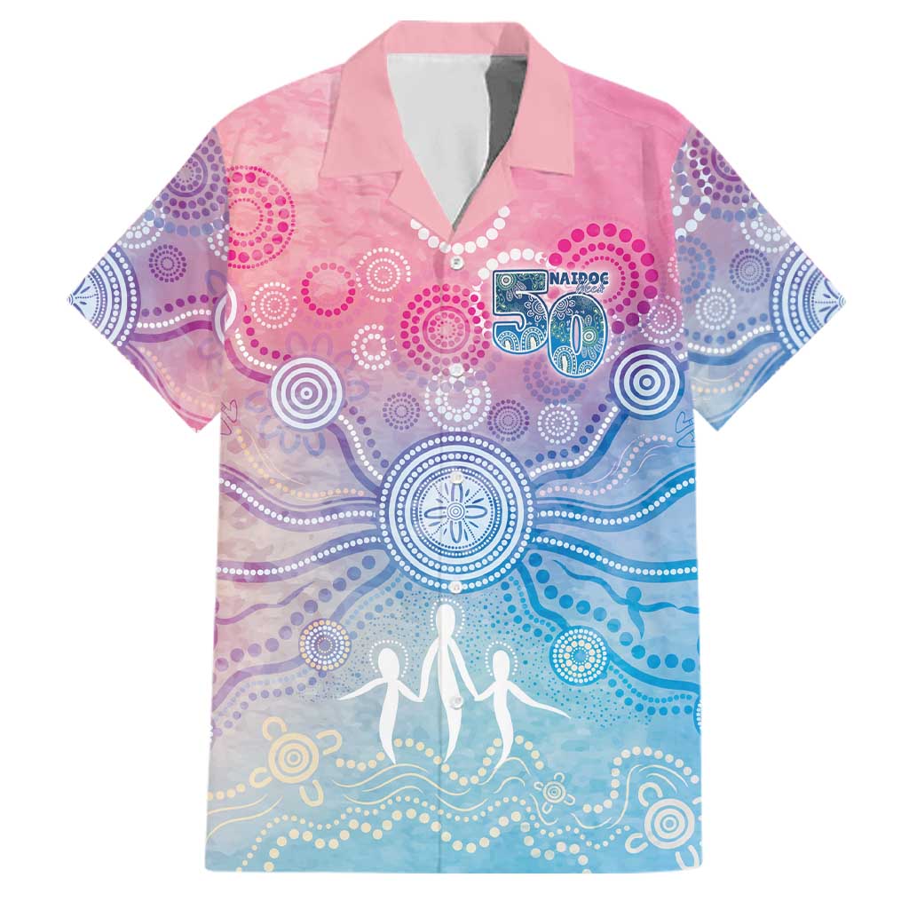 Australia NAIDOC Week 2026 50 Years Deadly Family Matching Off Shoulder Maxi Dress and Hawaiian Shirt Celestial Glows