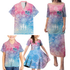 Australia NAIDOC Week 2026 50 Years Deadly Family Matching Puletasi and Hawaiian Shirt Celestial Glows