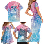Australia NAIDOC Week 2026 50 Years Deadly Family Matching Short Sleeve Bodycon Dress and Hawaiian Shirt Celestial Glows