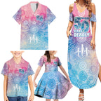 Australia NAIDOC Week 2026 50 Years Deadly Family Matching Summer Maxi Dress and Hawaiian Shirt Celestial Glows